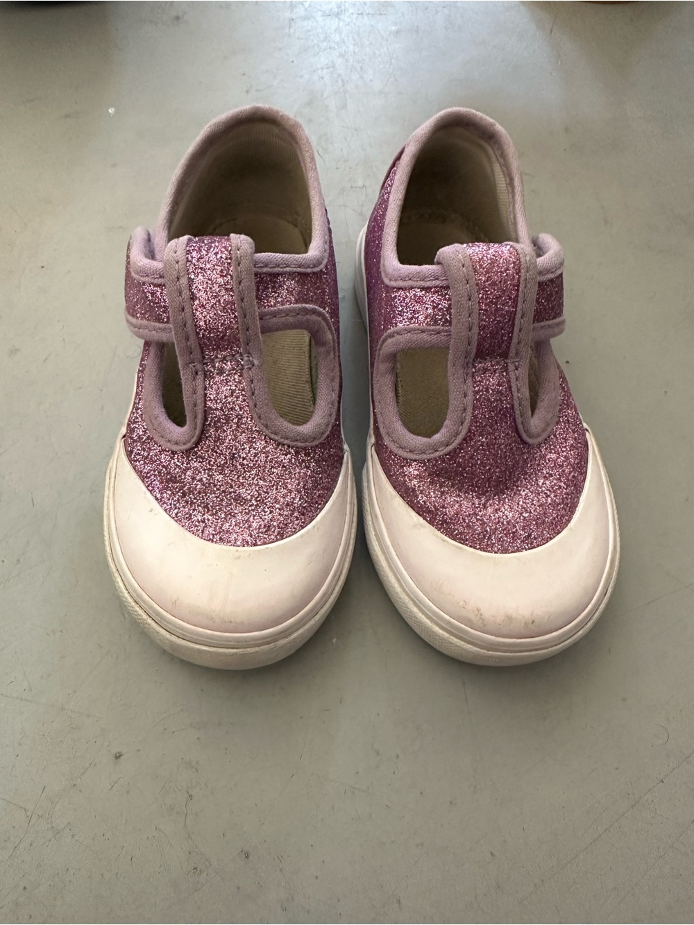 Vans Kids Glitter Mary Jane Sneakers - purple